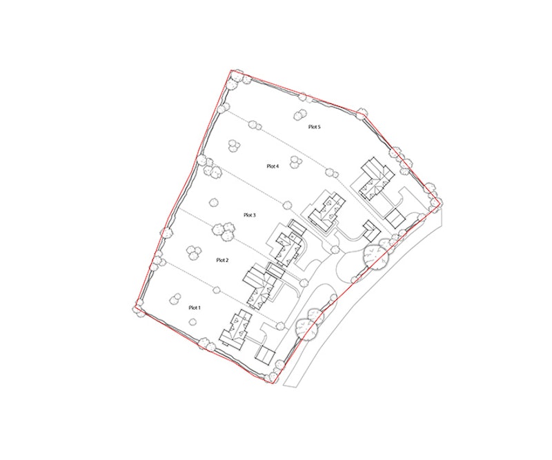 Dilwyn Site Plan Drawing BW 0023